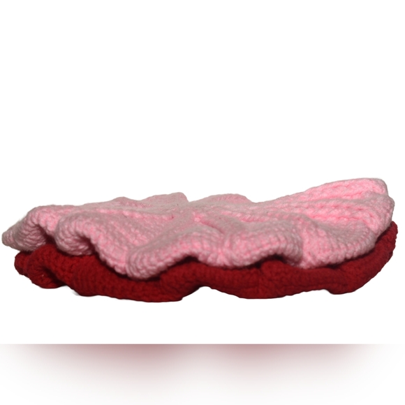 Designer Knit Pink Beret - Picture 9 of 9